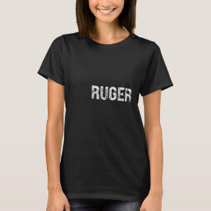 Vintages amerikanisches Flag Retro Ruger Usa Famil T-Shirt