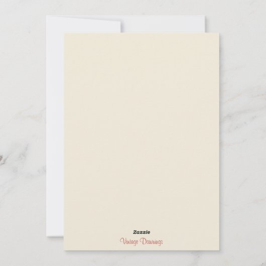 Vintages amerikanisches Flaggenland Feiertagskarte (Rückseite)