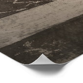 Vintages amerikanisches Flaggenposter Poster (Ecke)