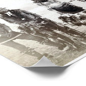 Vintages amerikanisches Kriegergruppe-Poster Poster (Ecke)