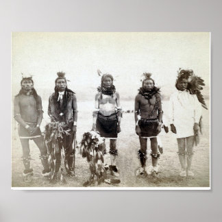 Vintages amerikanisches Kriegergruppe-Poster Poster