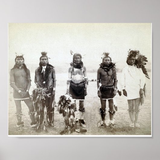 Vintages amerikanisches Kriegergruppe-Poster Poster (Vorne)