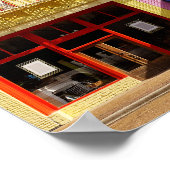 Vintages amerikanisches Landschaftsposter Poster (Ecke)