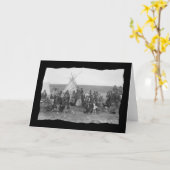 Vintages amerikanisches Paiute Karte (Gelbe Blume)