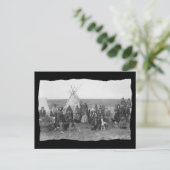 Vintages amerikanisches Paiute Postkarte (Stehend Vorderseite)