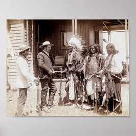 Vintages amerikanisches Stehend-Elch-Poster Poster