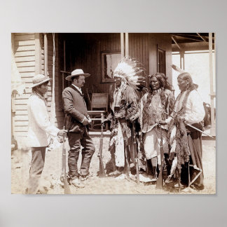 Vintages amerikanisches Stehend-Elch-Poster Poster