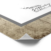 Vintages Ammo-Kartuschenkasten-Patent Poster (Ecke)