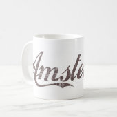 Vintages Amsterdam Kaffeetasse (Vorderseite Links)