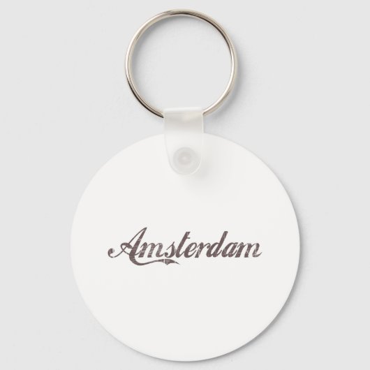 Vintages Amsterdam Schlüsselanhänger (Vorderseite)
