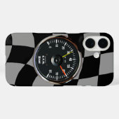 Vintages Analog Auto Tachometer Case-Mate iPhone Hülle (Rückseite (Horizontal))