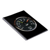 Vintages Analog-Auto-Tachometer-Notebook Notizblock (Rechte Seite)