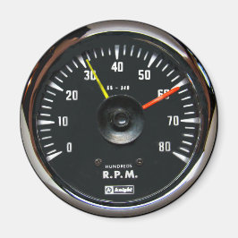 Vintages Analog Auto Tachometer Rundmagazin Magnet