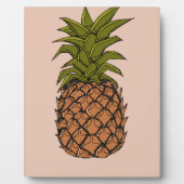 Vintages Ananas Fotoplatte (Vorderseite)