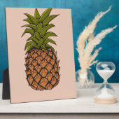 Vintages Ananas Fotoplatte (Seite)