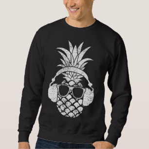 Vintages Ananas Hawaiian Aloha Beach Fruchtcockt Sweatshirt