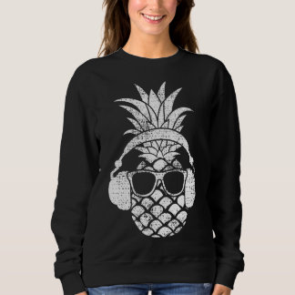 Vintages Ananas Hawaiian Aloha Beach Fruchtcockt Sweatshirt