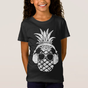 Vintages Ananas Hawaiian Aloha Beach Fruchtcockt T-Shirt