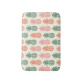 Vintages Ananas-Muster 2 Badematte (Vorderseite Vertikal)