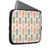 Vintages Ananas-Muster 2 Laptopschutzhülle (Vorne Rechts)