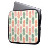 Vintages Ananas-Muster 2 Laptopschutzhülle (Vorderseite Links)