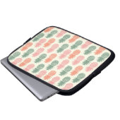 Vintages Ananas-Muster 2 Laptopschutzhülle (Vorne Knopf)
