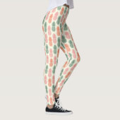 Vintages Ananas-Muster 2 Leggings (Rechts)