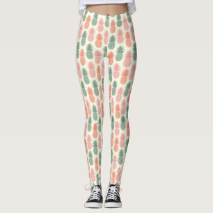 Vintages Ananas-Muster 2 Leggings
