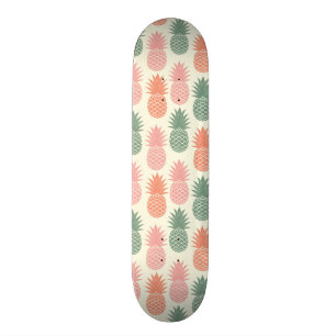 Vintages Ananas-Muster 2 Skateboard