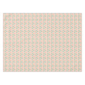 Vintages Ananas-Muster 2 Tischdecke (Vorderseite (Horizontal))