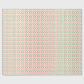 Vintages Ananas-Muster Geschenkpapier (Flach)