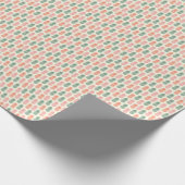 Vintages Ananas-Muster Geschenkpapier (Ecke)