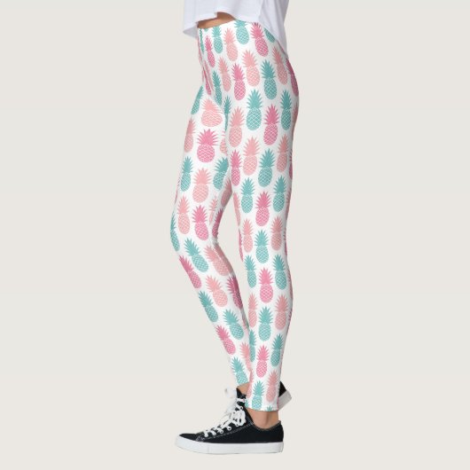 Vintages Ananas-Muster Leggings (Links)