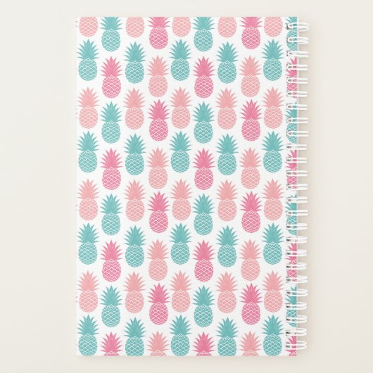 Vintages Ananas-Muster Planer (Rückseite)