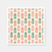 Vintages Ananas-Muster Serviette (Vorderseite)
