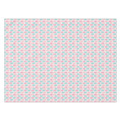 Vintages Ananas-Muster Tischdecke (Vorderseite (Horizontal))