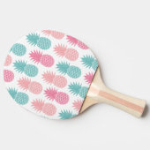 Vintages Ananas-Muster Tischtennis Schläger (Seitenansicht)