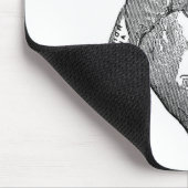 Vintages anatomisches Herz Mousepad (Ecke)