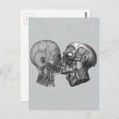 Vintages Anatomisches Küssen Postkarte (Vorne/Hinten)
