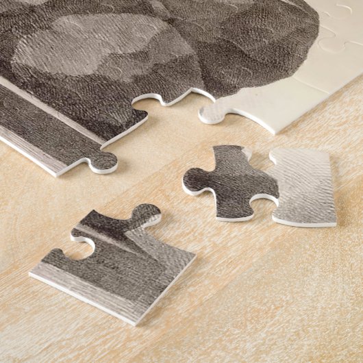 Vintages anatomisches Skeleton Puzzlespiel Puzzle (Seite)