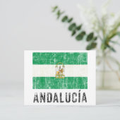 Vintages Andalusien Postkarte (Stehend Vorderseite)