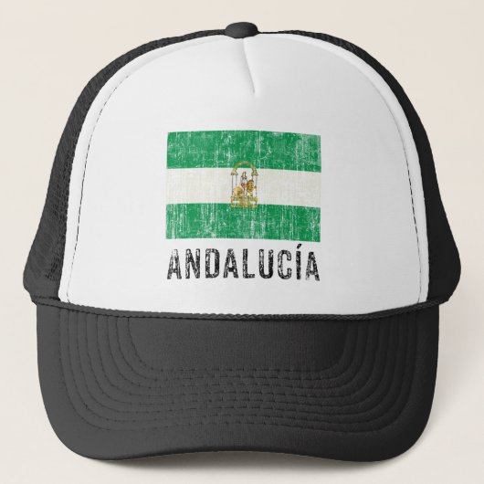 Vintages Andalusien Truckerkappe (Vorderseite)