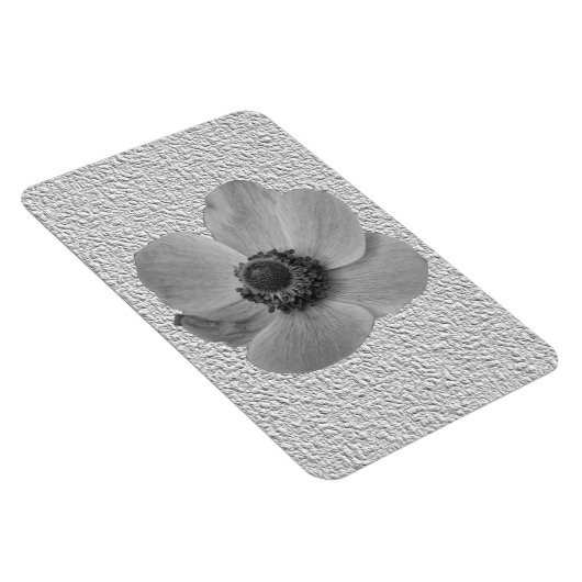 Vintages Anemone Premium Magnet (Rechte Seite)