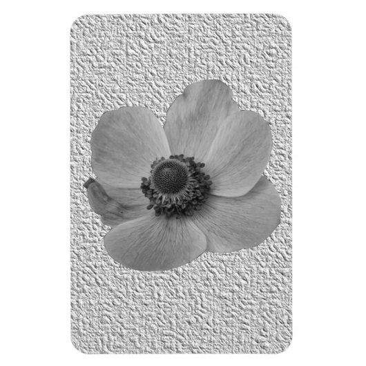 Vintages Anemone Premium Magnet (Vertikal)