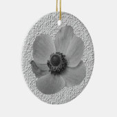 Vintages Anemonendekor Keramikornament (Rechts)