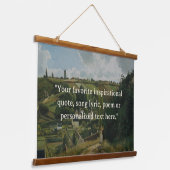 Vintages Angebot Wandteppich Mit Holzrahmen (Gewinkelt)