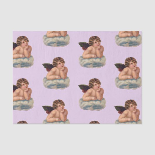 VINTAGES ANGEL-Tissue Paper Seidenpapier (Vorderseite)