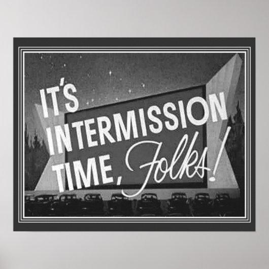 Vintages Anlaufprogramm 16x20 Poster (Vorne)