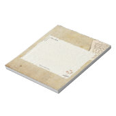 Vintages Anpassen von Notepad Notizblock (Rotiert)