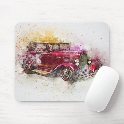Vintages antikes Auto Mousepad (Mit Mouse)